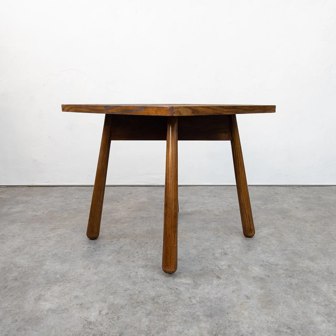 Oak side table by Jan Vaněk for Jizba, 1940s 10