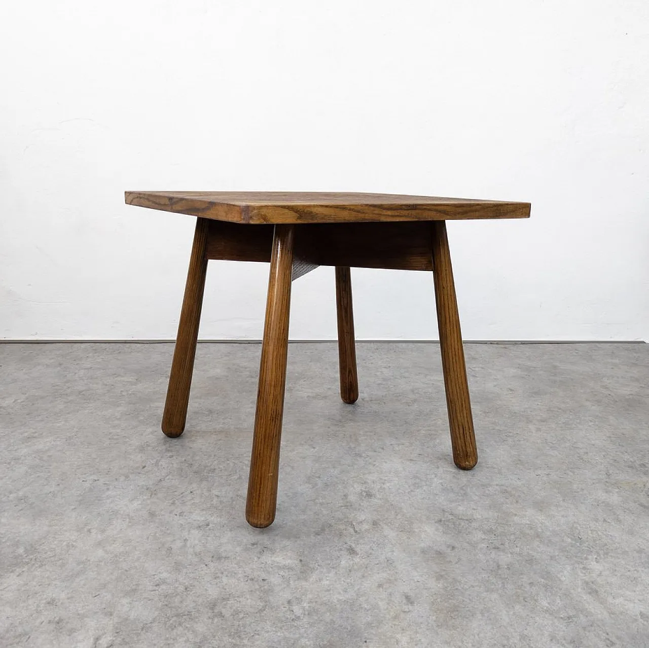 Oak side table by Jan Vaněk for Jizba, 1940s 13