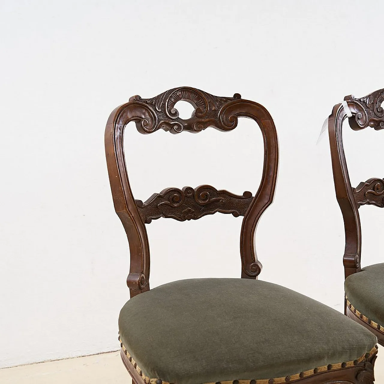 4 Chairs by Luigi Filippo, 19th century 2