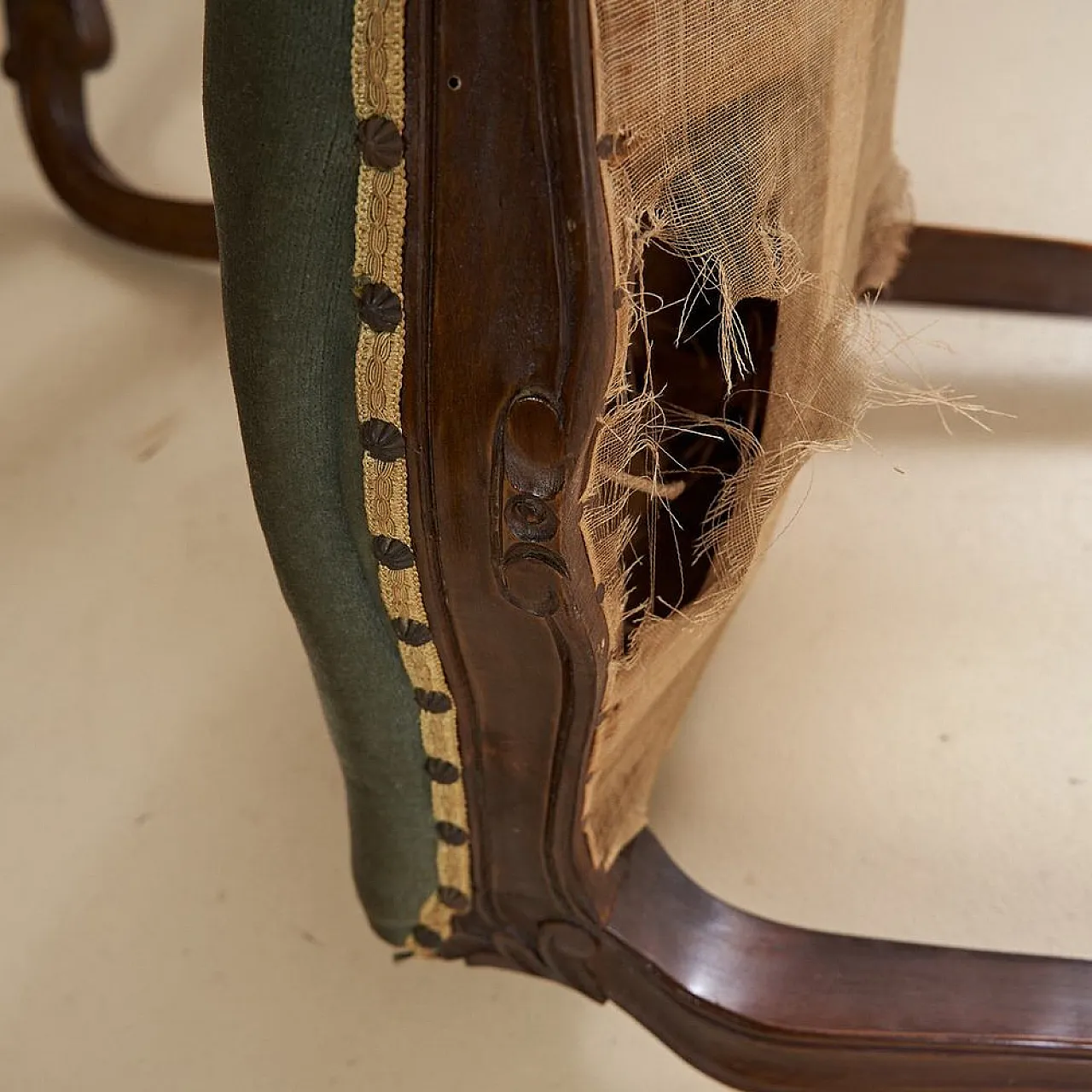 4 Chairs by Luigi Filippo, 19th century 7