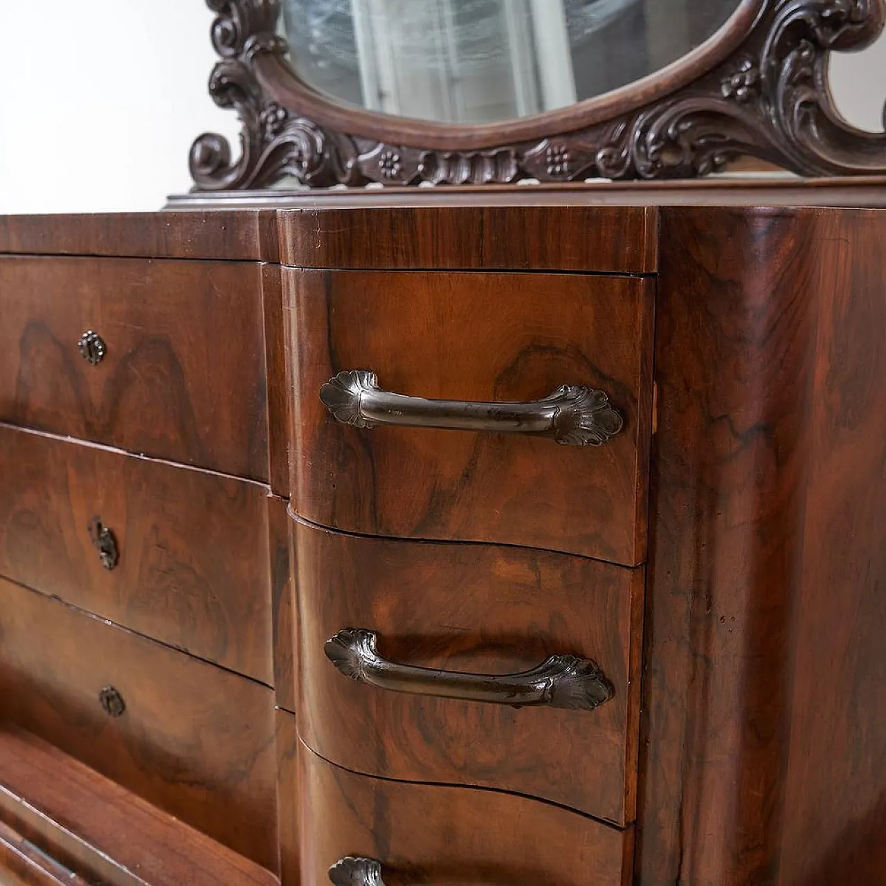 Art Deco dressing tables with bedside tables, 1930s 5