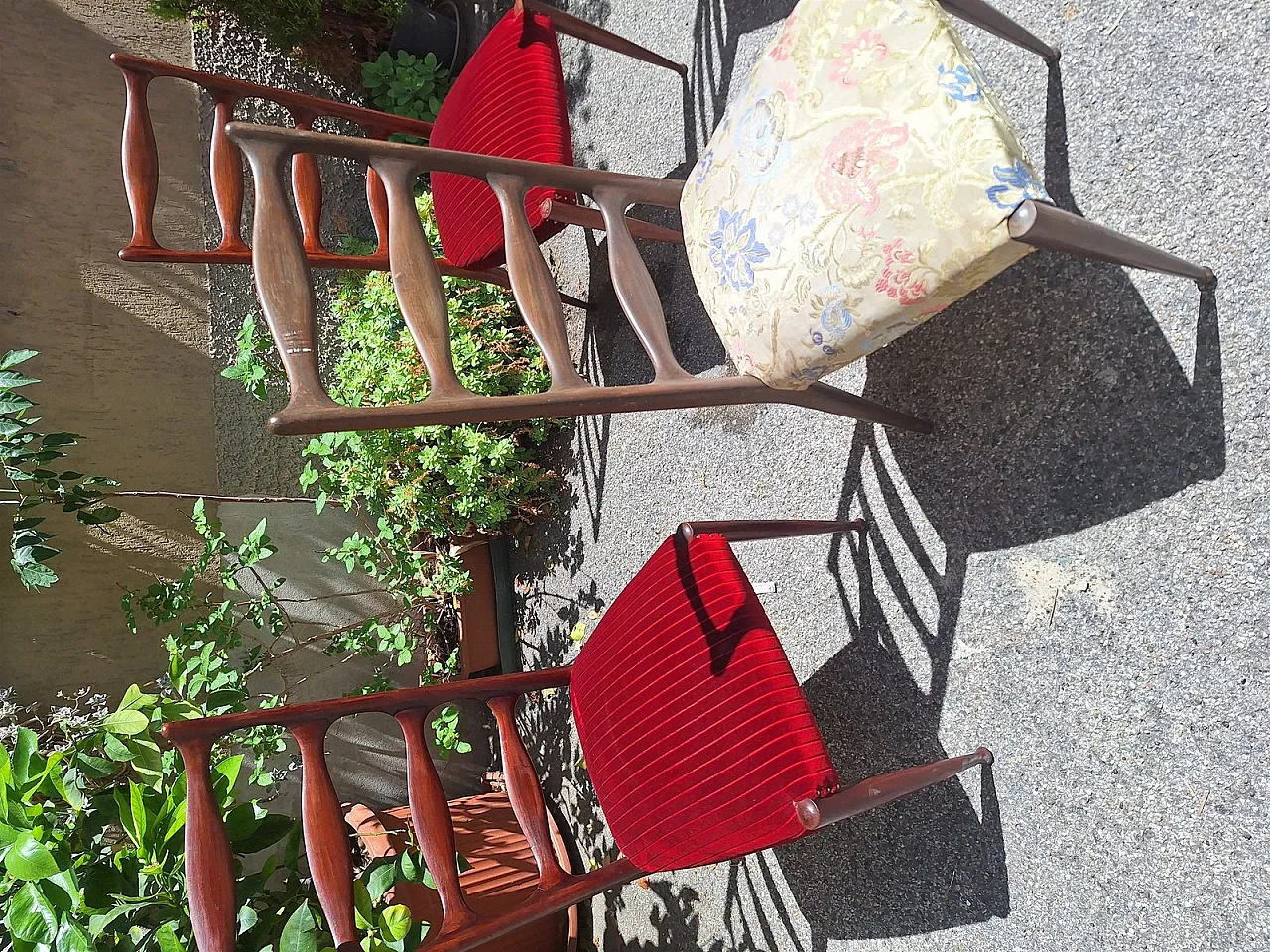 5 High-backed chairs by Paolo Buffa, 1940s 2