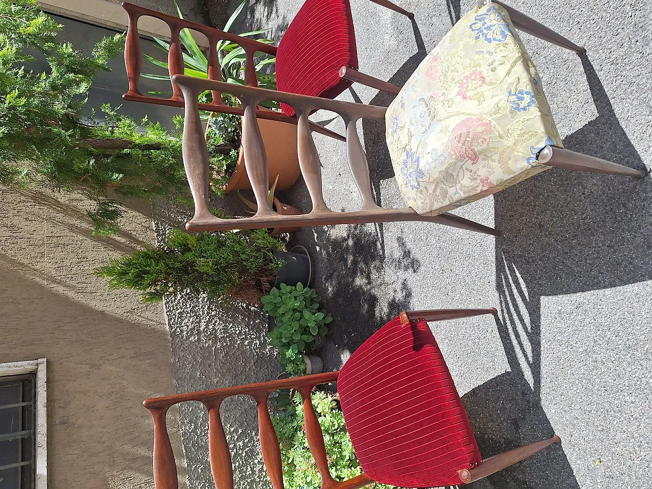 5 High-backed chairs by Paolo Buffa, 1940s 3