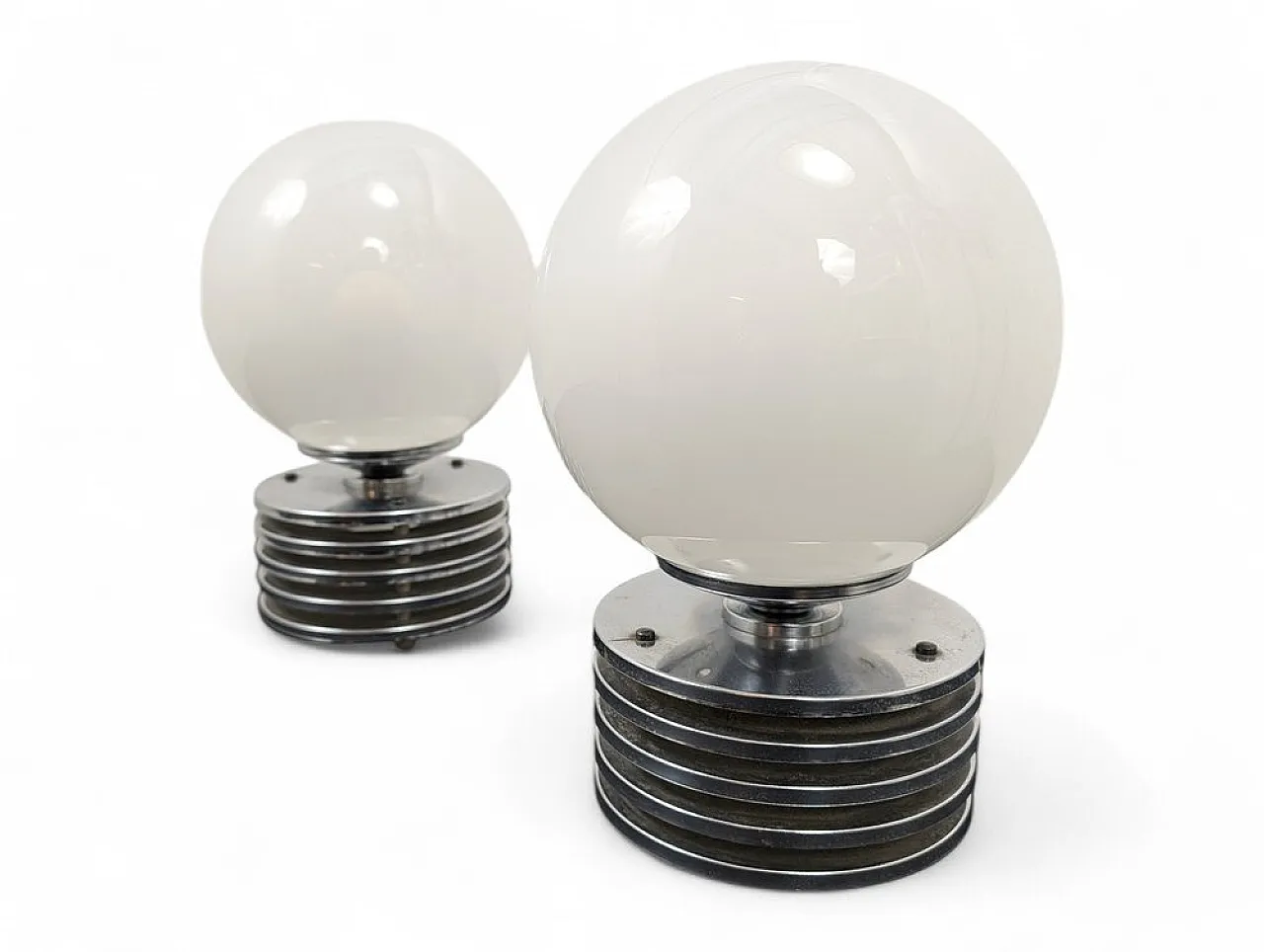 Coppia di lampade da tavolo Space Age, anni '70 2