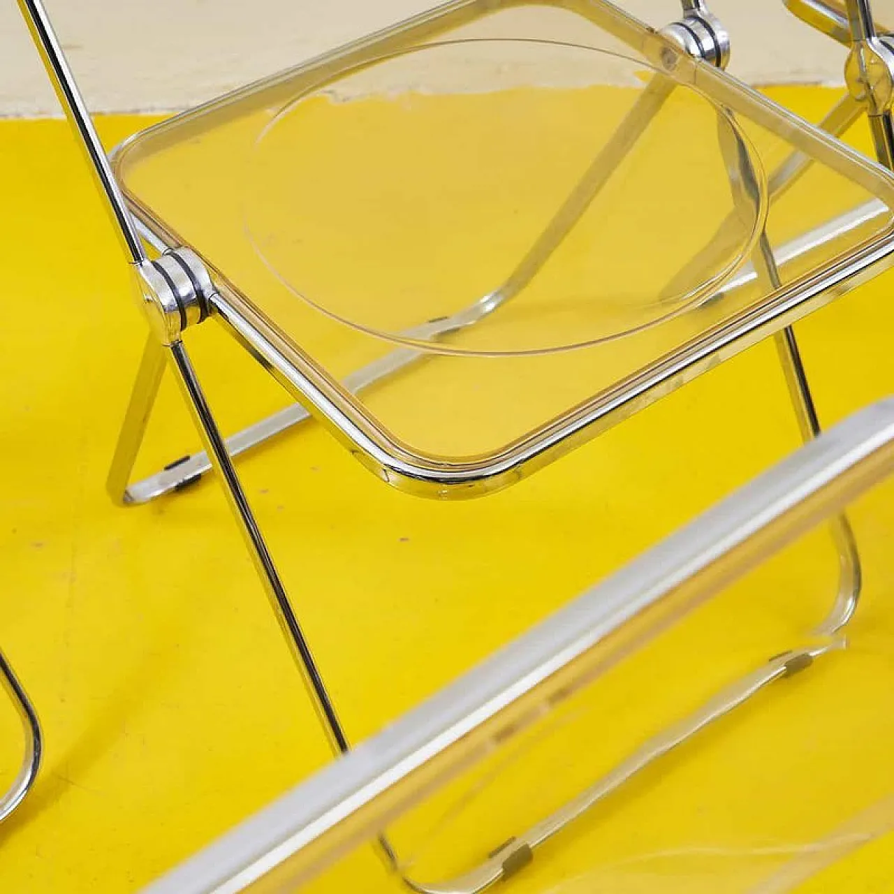 6 Plia chairs by Anonima Castelli, 1970s 4
