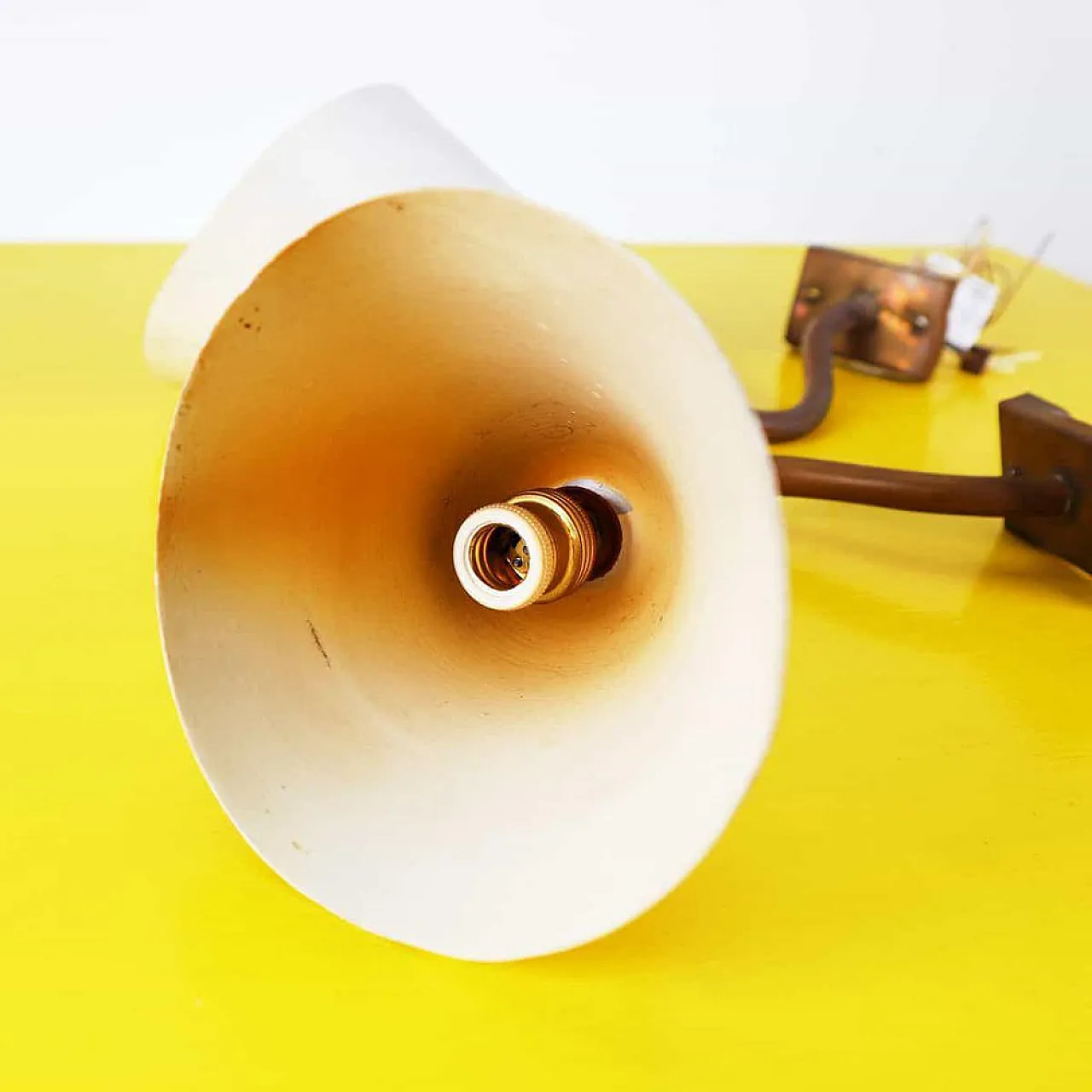 Pair of metal Wall Lights attr. to Gino Sarfatti, 1950s 2
