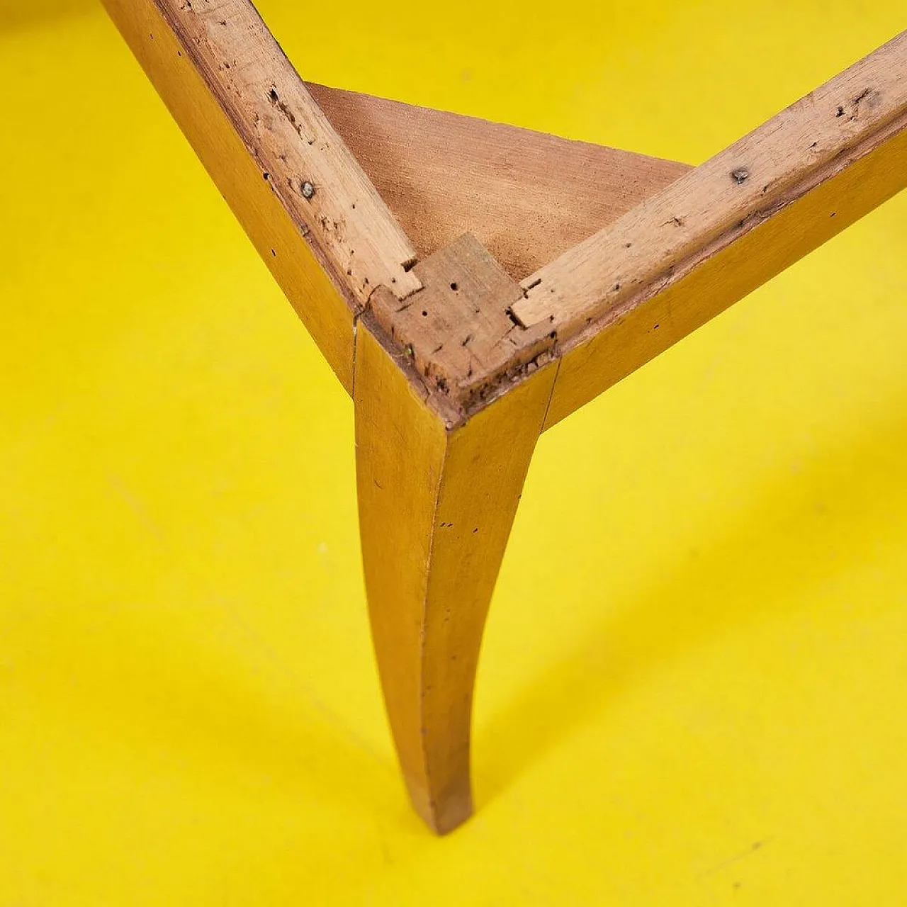5 Directoire chairs with demi lune back rest, late 19th century 5