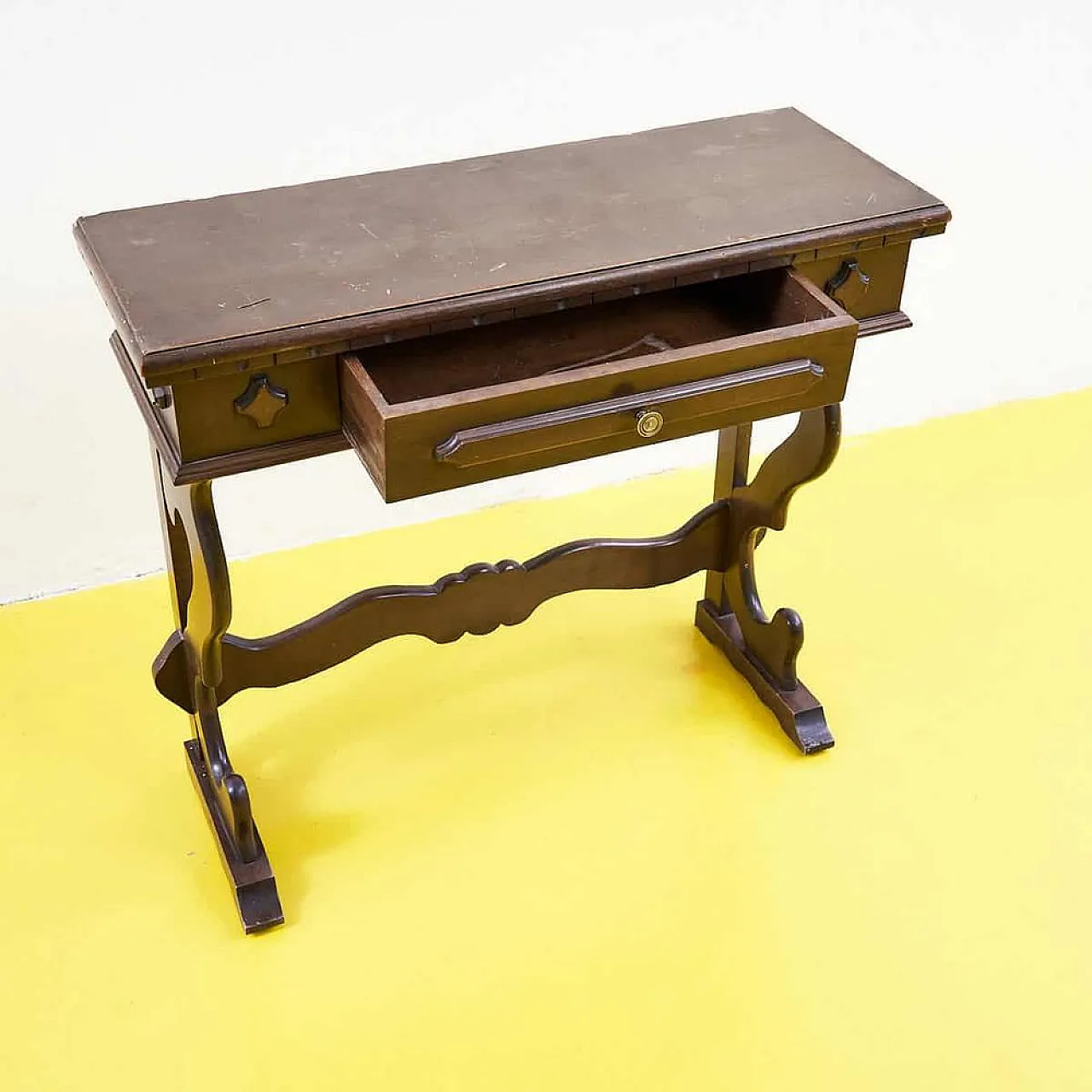 Consolle in legno, anni '70 4