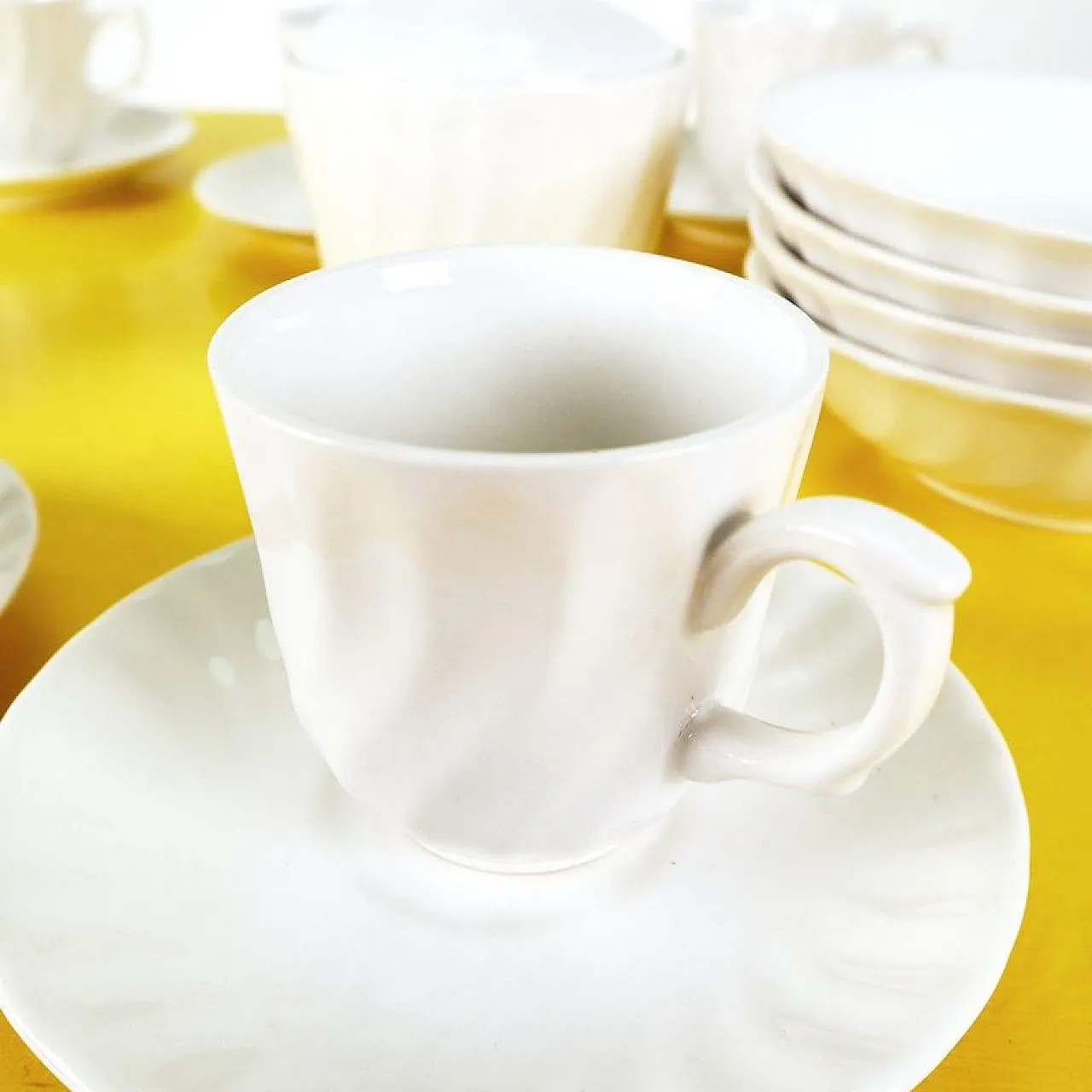 Servizio da caffè da 17 in ceramica di Fontebasso Treviso, '900 2