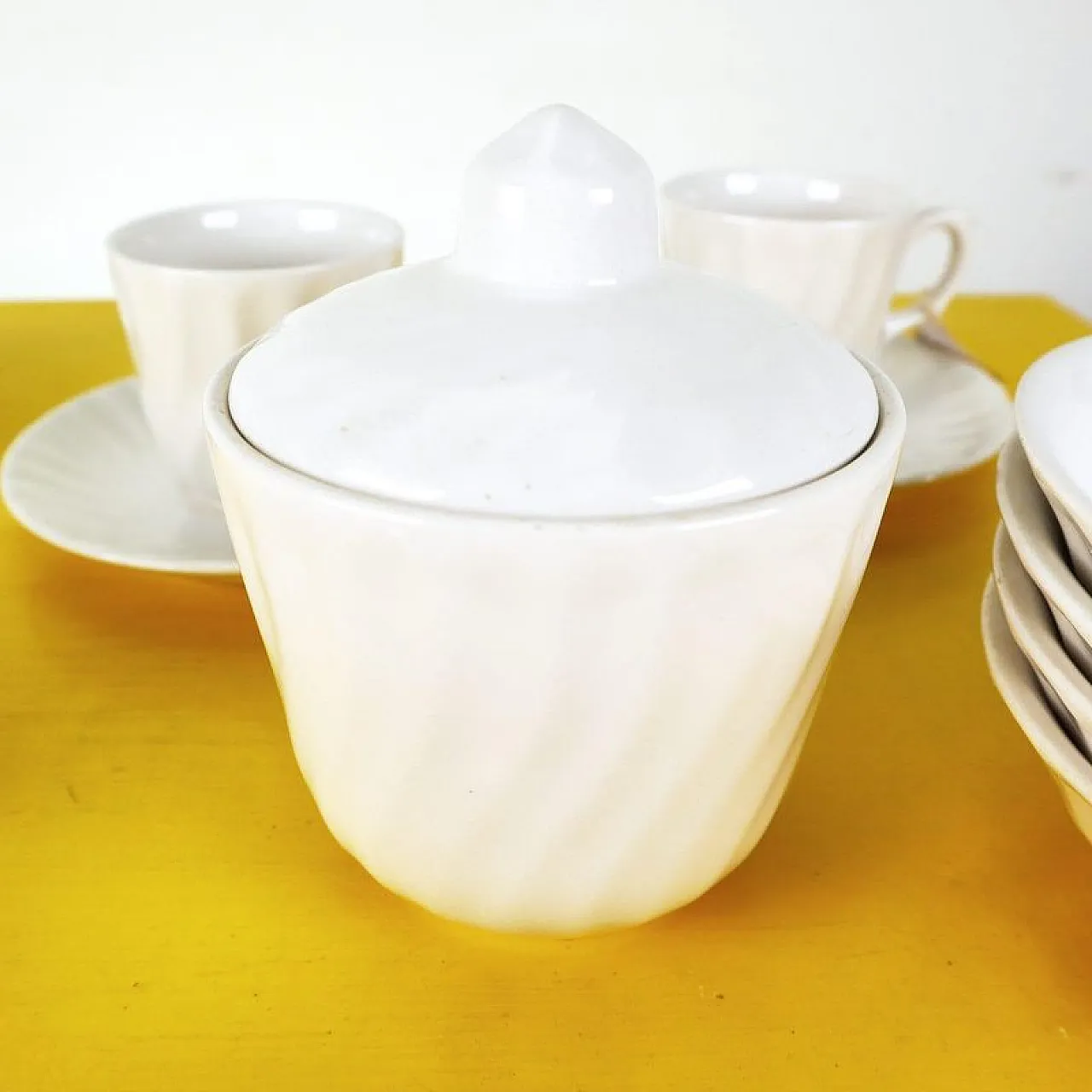 Servizio da caffè da 17 in ceramica di Fontebasso Treviso, '900 4