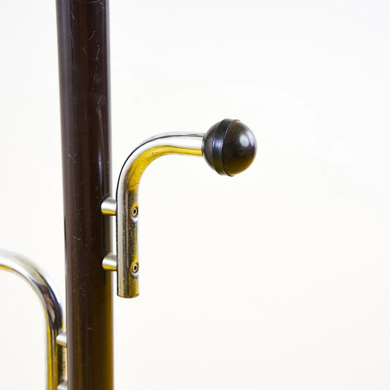 Metal Coat Stand with Marble Base, 1970s 3