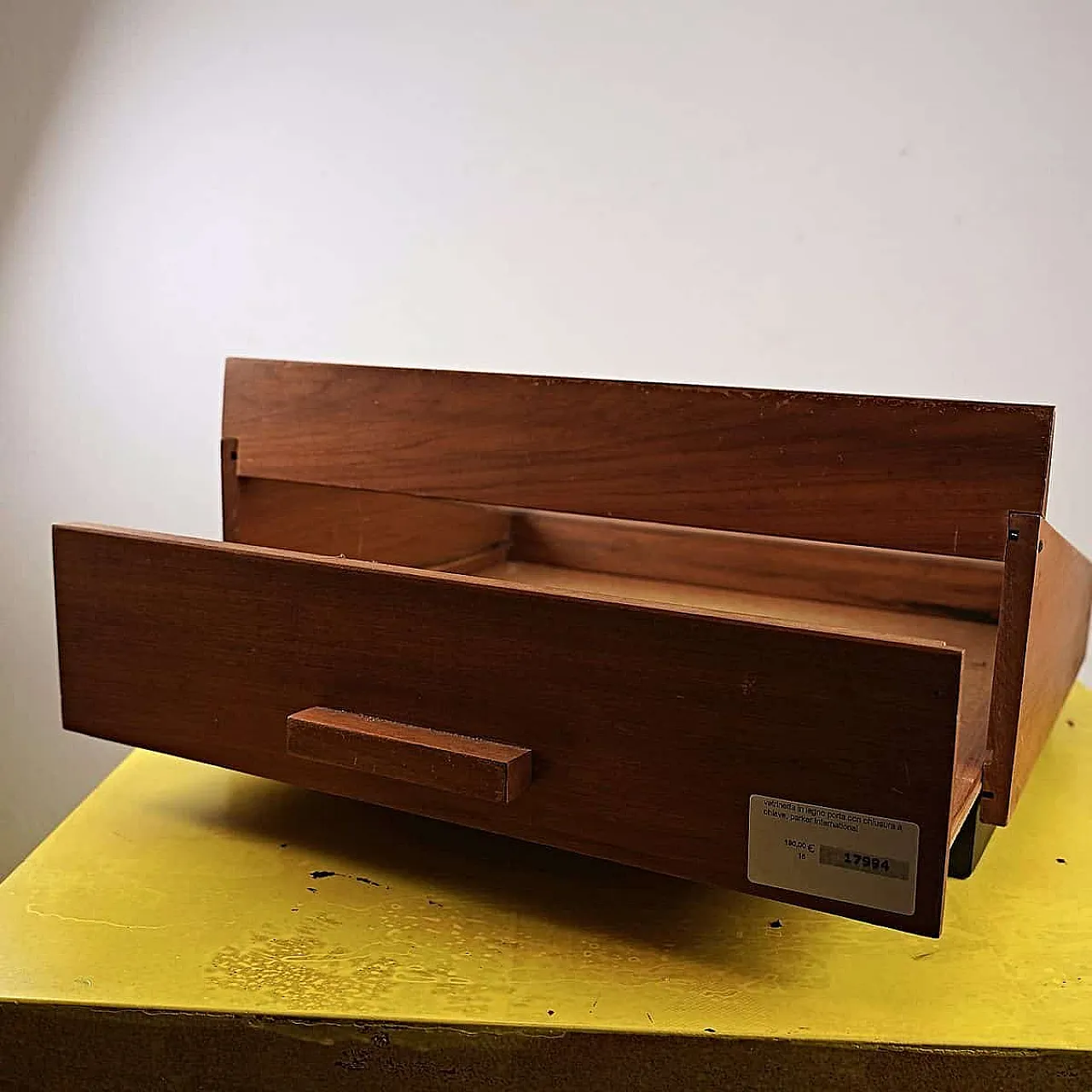 Custodia per penne  Parker in legno con anta e serratura, '900 5