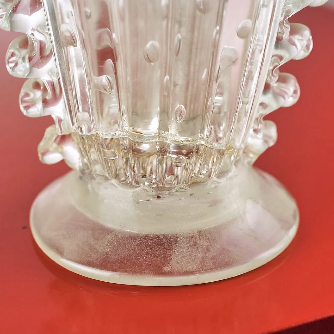 Murano Glass Vase attributed to Seguso, 20th century 3