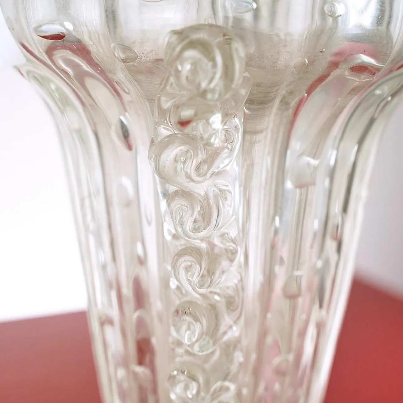Murano Glass Vase attributed to Seguso, 20th century 4