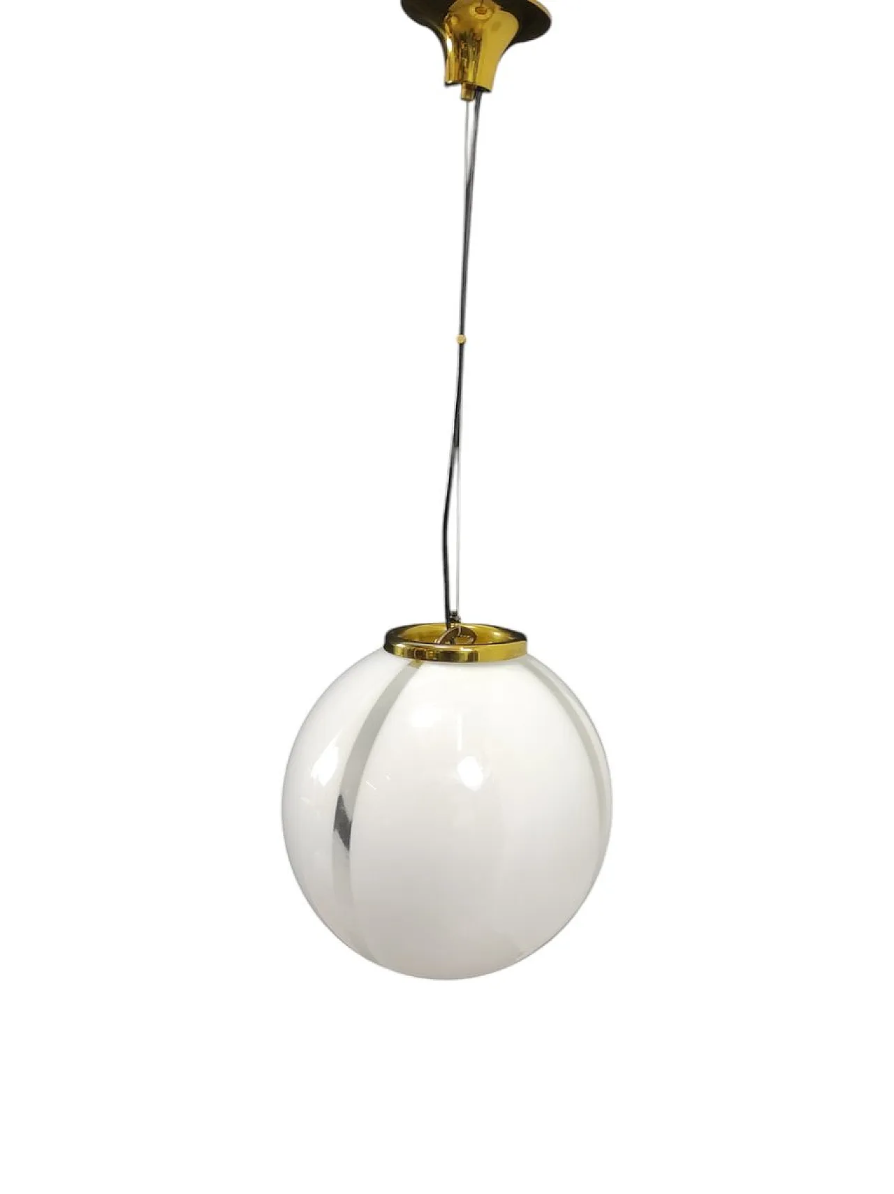 Sphere pendant lamp in Murano glass, 1960s 1