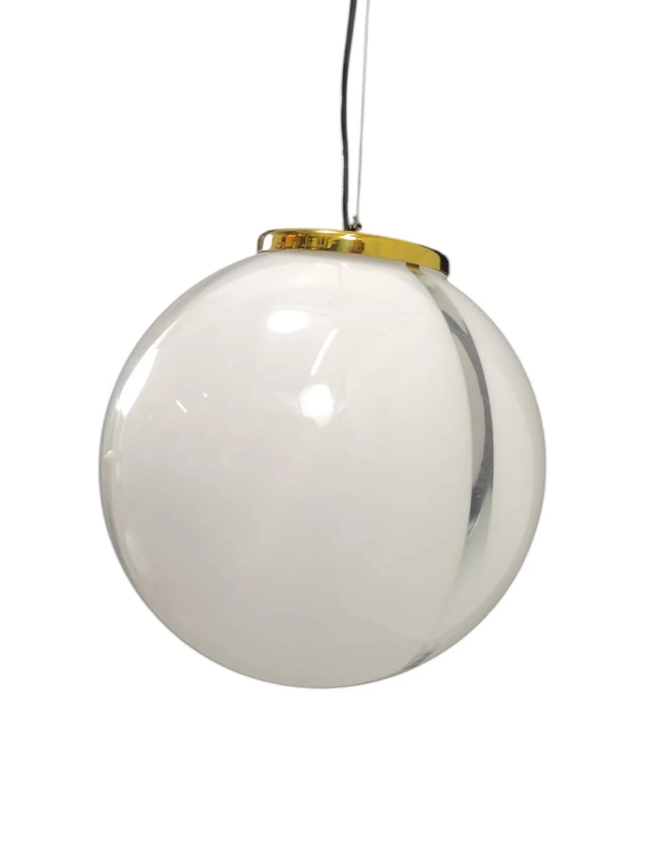 Sphere pendant lamp in Murano glass, 1960s 2