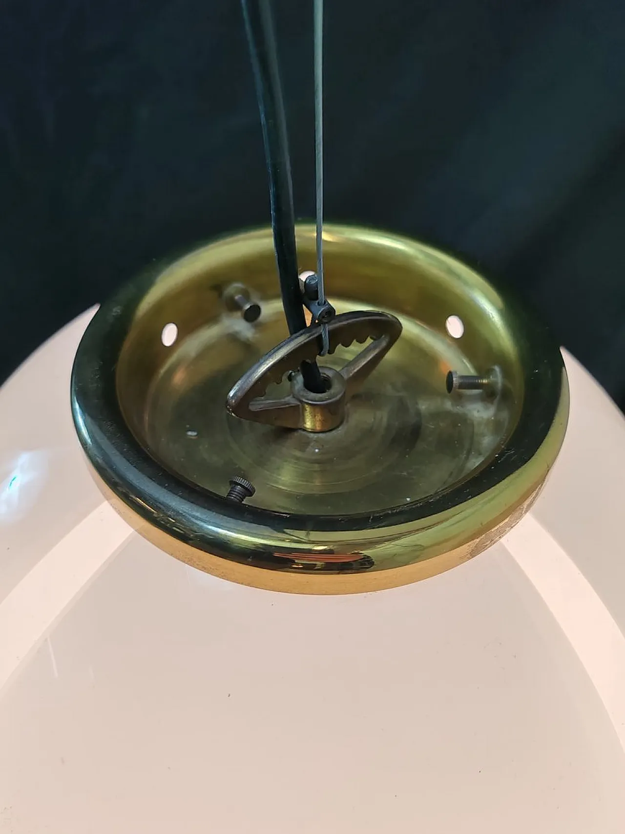 Sphere pendant lamp in Murano glass, 1960s 9