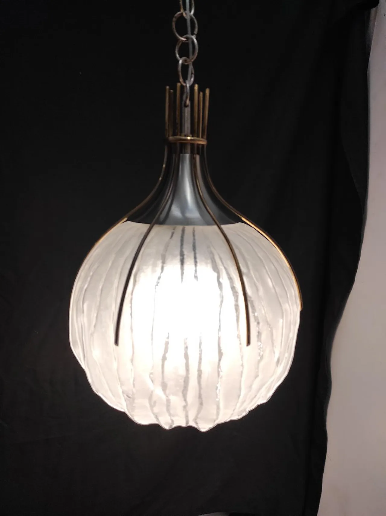 Esperia glass lamp attributed to Angelo Brotto, 1950s 9