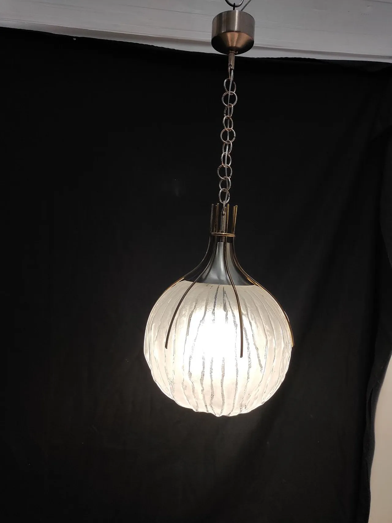 Esperia glass lamp attributed to Angelo Brotto, 1950s 10
