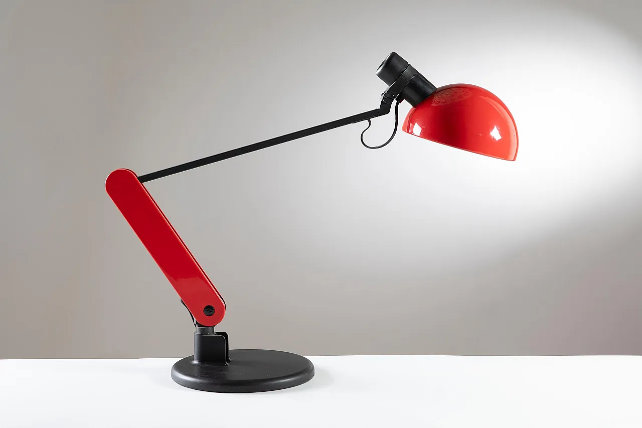 Large Praxi adjustable desk lamp for iGuzzini, 1980s 2
