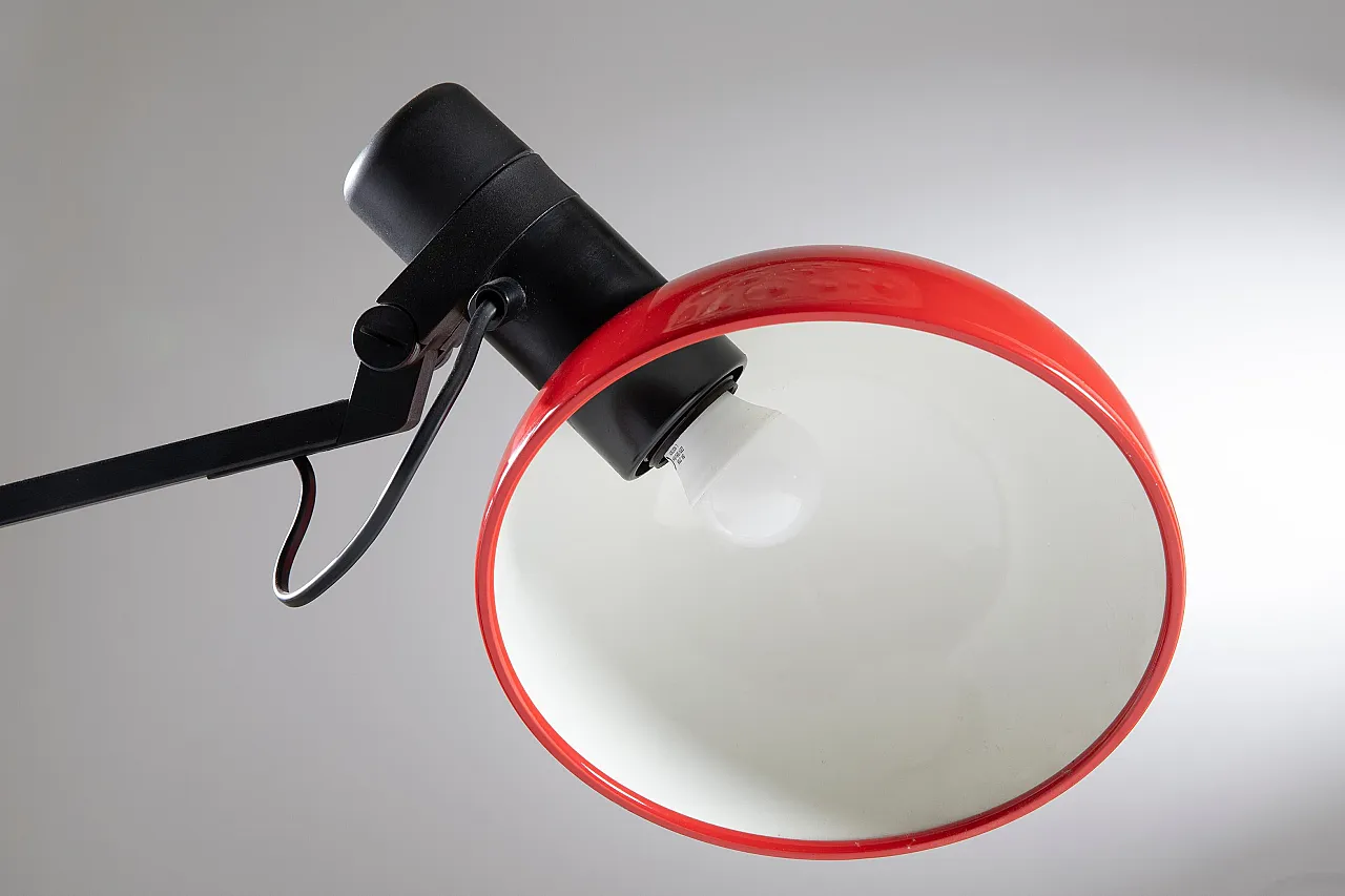 Large Praxi adjustable desk lamp for iGuzzini, 1980s 6