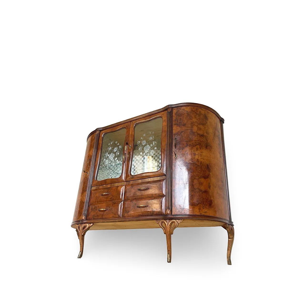 Italian sideboard, high level of craftsmanship of the period 1950s 15