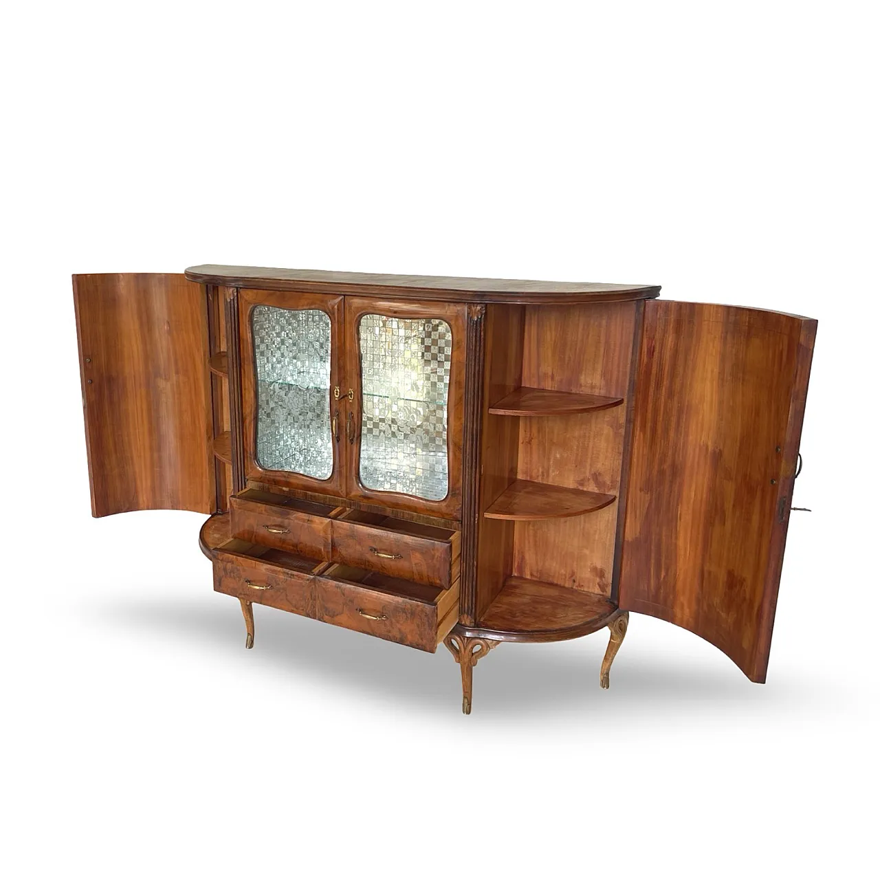 Italian sideboard, high level of craftsmanship of the period 1950s 18
