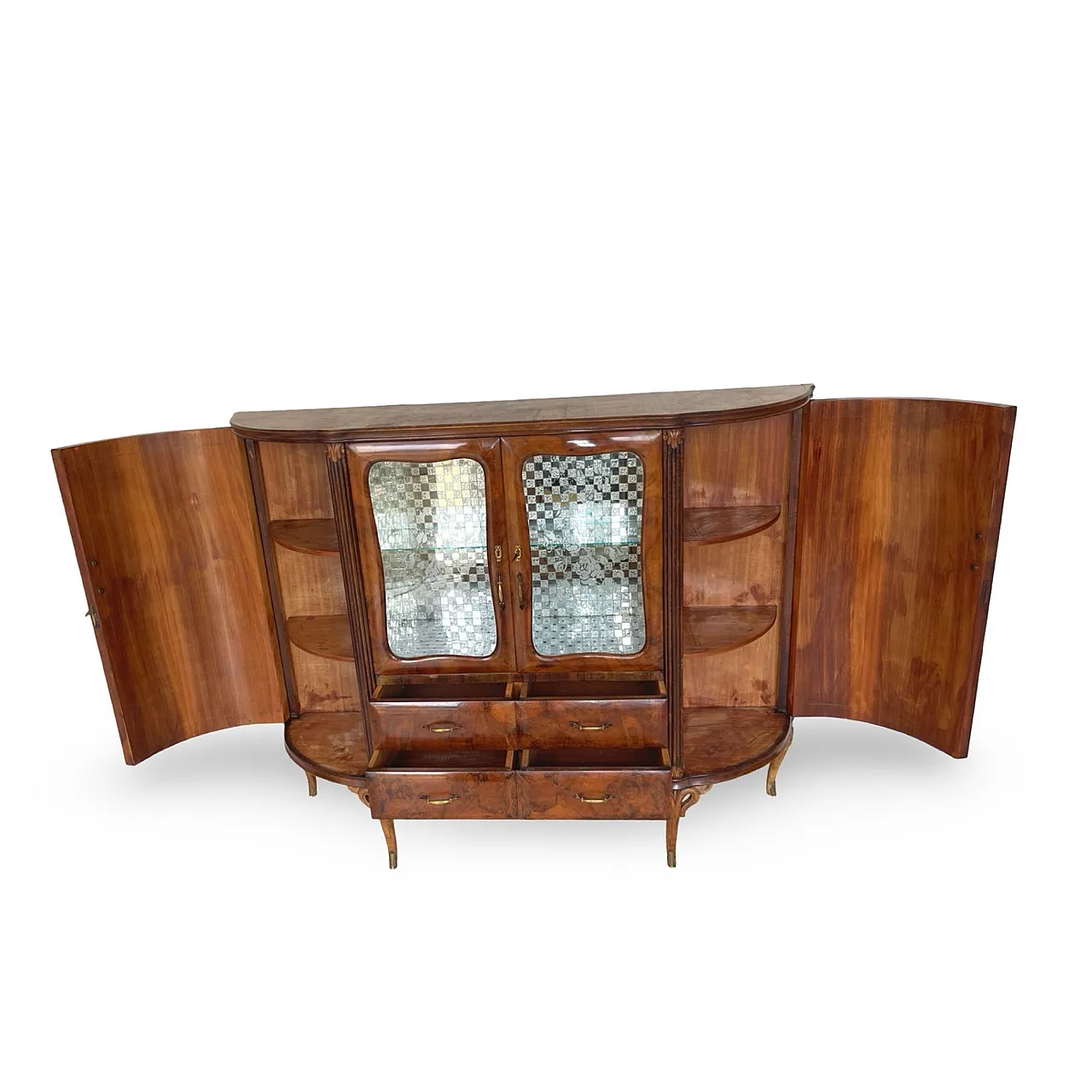 Italian sideboard, high level of craftsmanship of the period 1950s 19