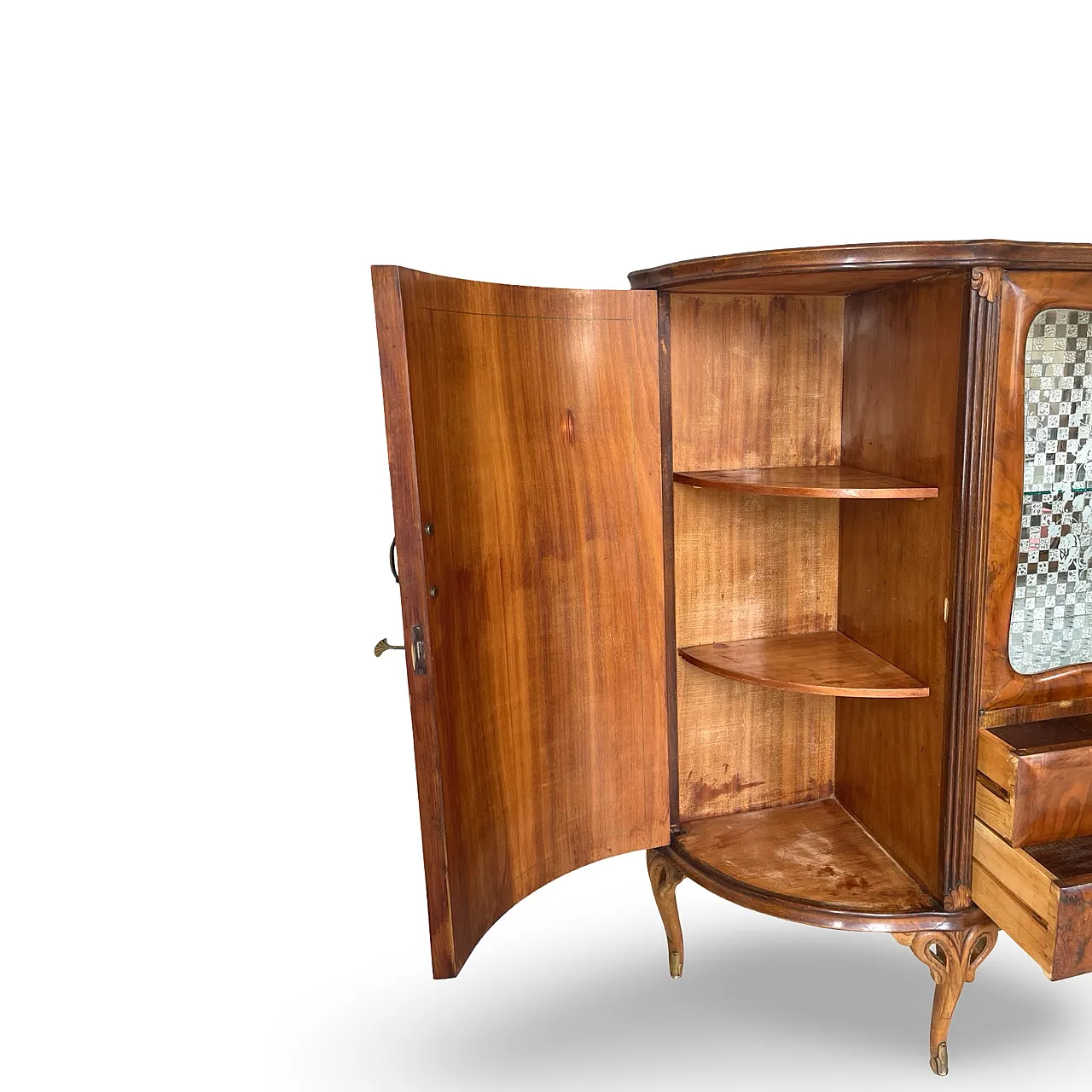 Italian sideboard, high level of craftsmanship of the period 1950s 21