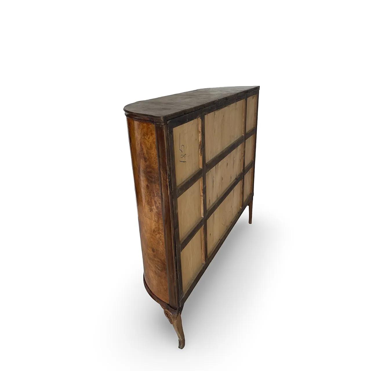 Italian sideboard, high level of craftsmanship of the period 1950s 40