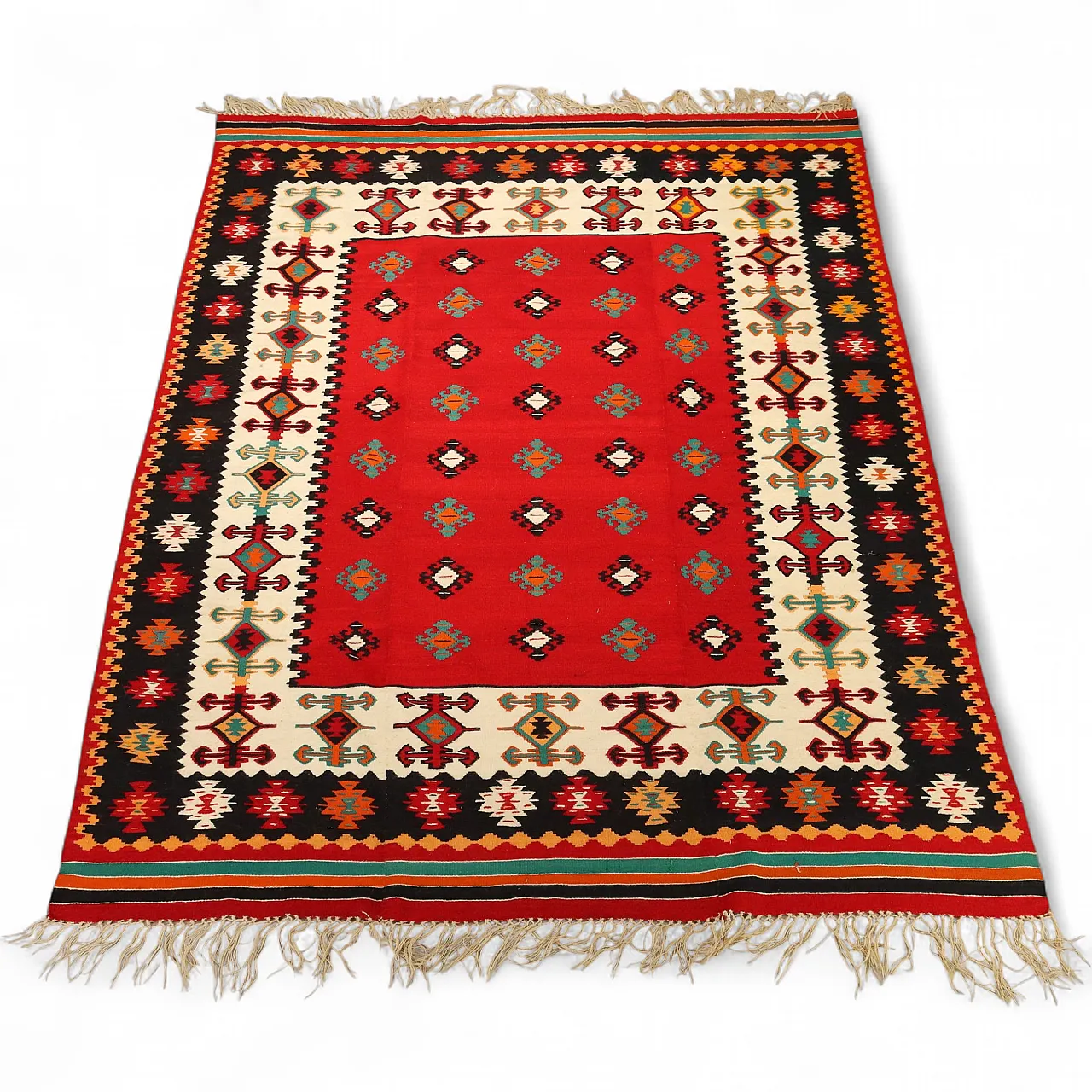 Kilim rug in wool, 20th century 8