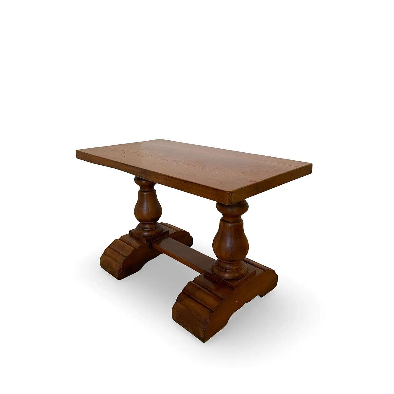 Rustic walnut wooden table, 1900s 18