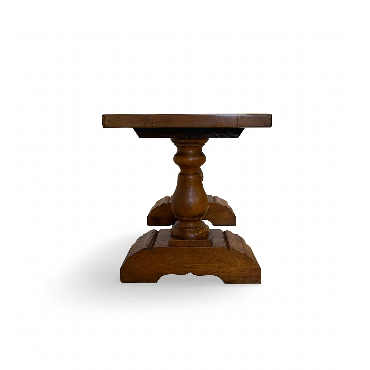 Rustic walnut wooden table, 1900s 27