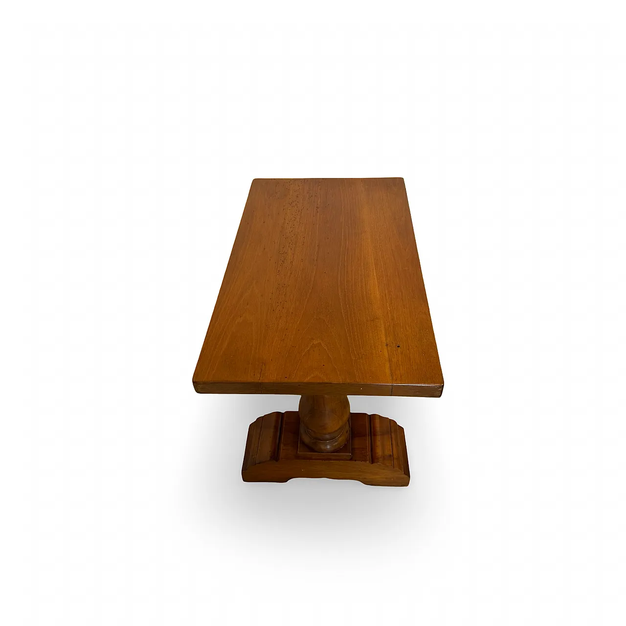 Rustic walnut wooden table, 1900s 31