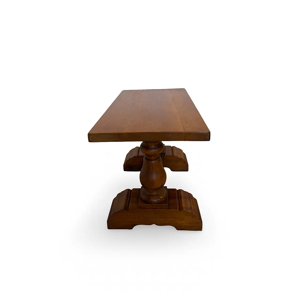 Rustic walnut wooden table, 1900s 33