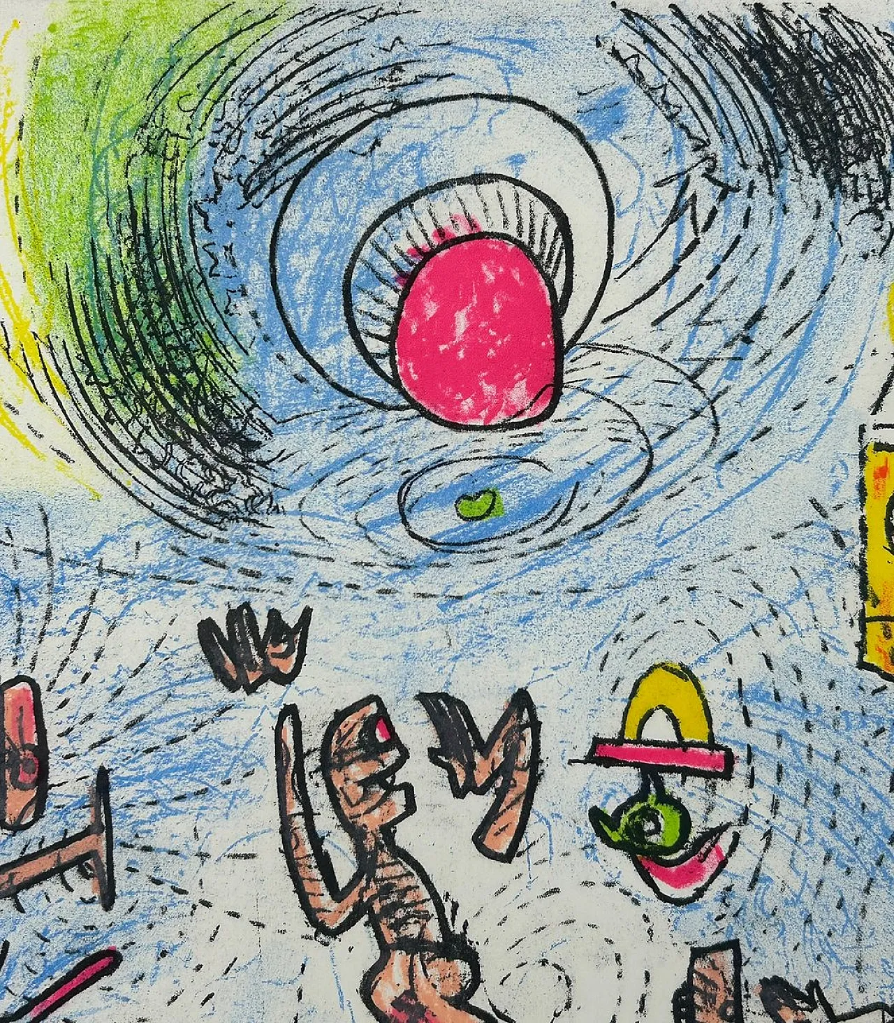 Roberto Sebastian Matta-Clark, Composizione, litografia, anni '70 2