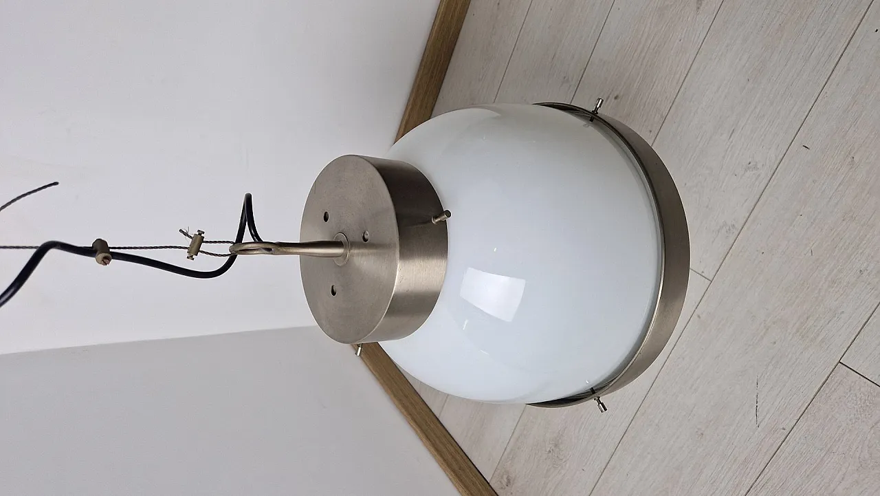 Delta chandelier in brass by Sergio Mazza for Artemide, 1960s 5