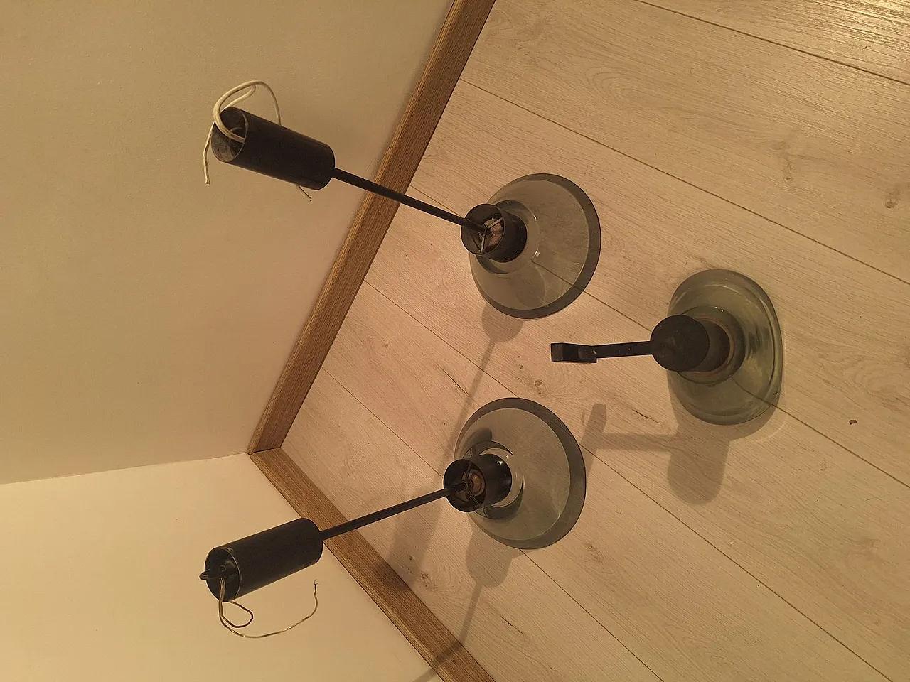 3 Lamps in smoked glass by Flavio Poli for Seguso, 1960s 2