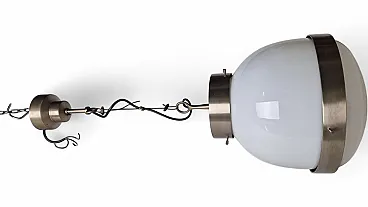 Delta chandelier in brass by Sergio Mazza for Artemide, 1960s