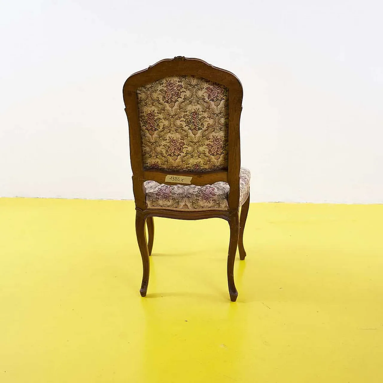 Baroque style chair in wood, early 20th century 6