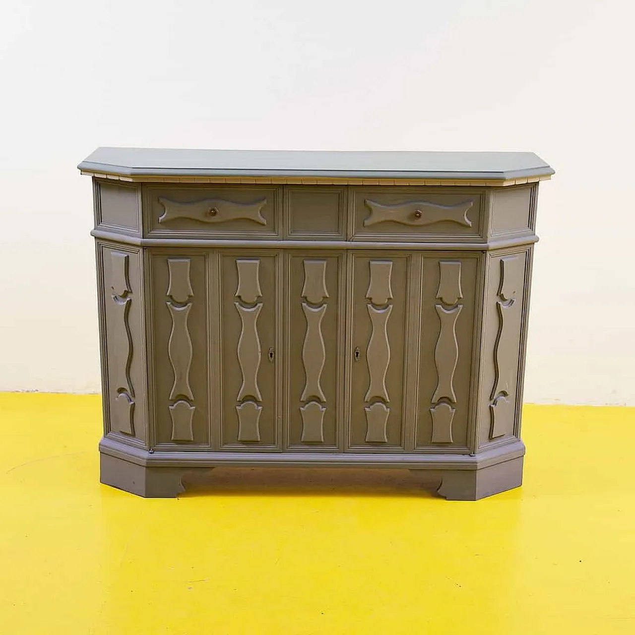 Buffet sideboard in wood, 1970s 1