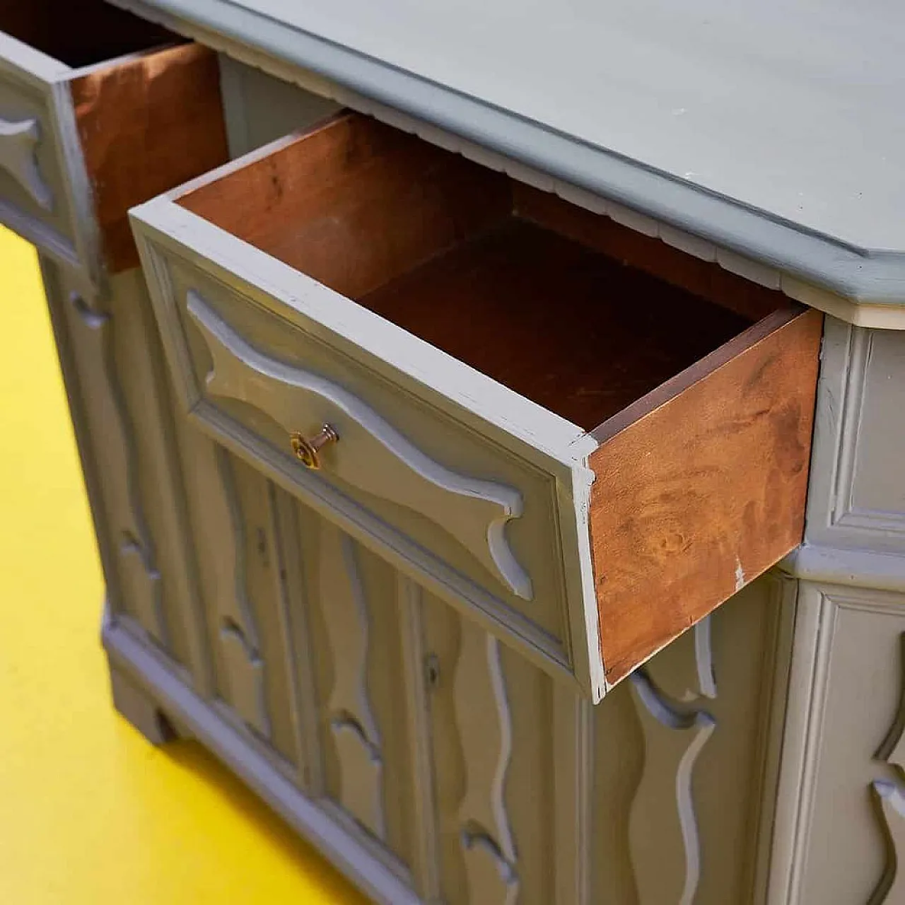 Buffet sideboard in wood, 1970s 3
