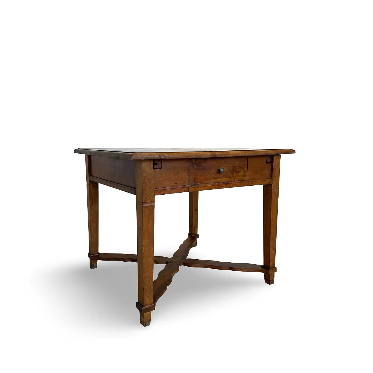 An Italian antique walnut table, 1900s 4