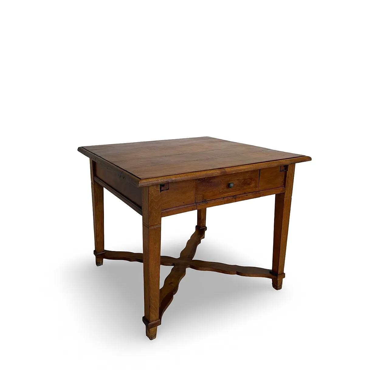 An Italian antique walnut table, 1900s 6