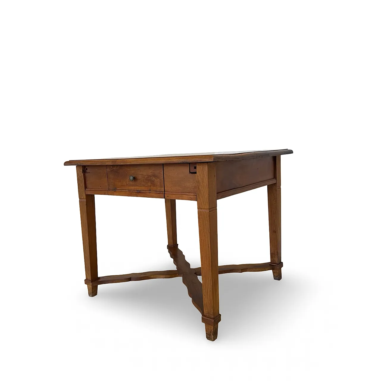 An Italian antique walnut table, 1900s 8