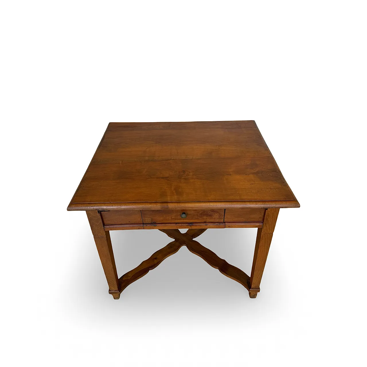 An Italian antique walnut table, 1900s 9