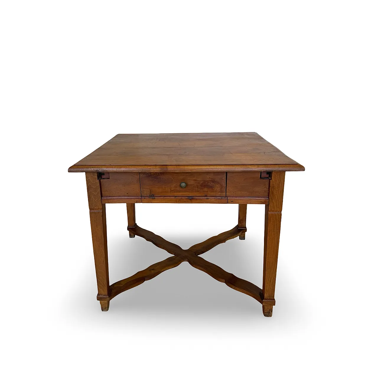 An Italian antique walnut table, 1900s 10