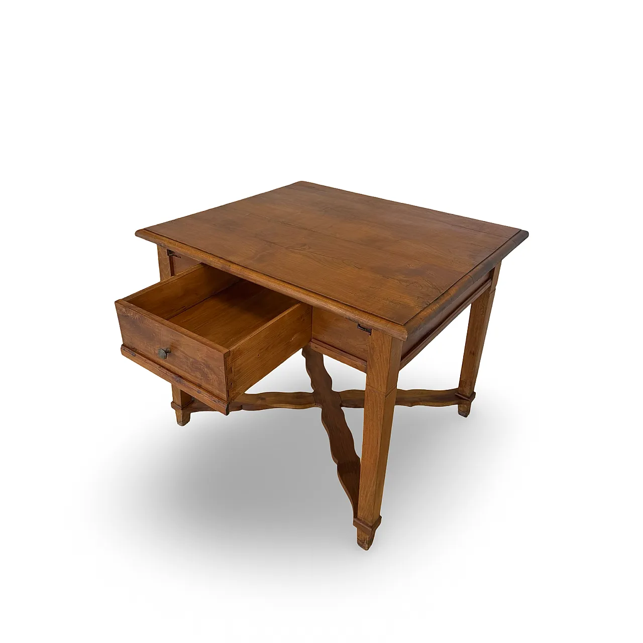 An Italian antique walnut table, 1900s 11