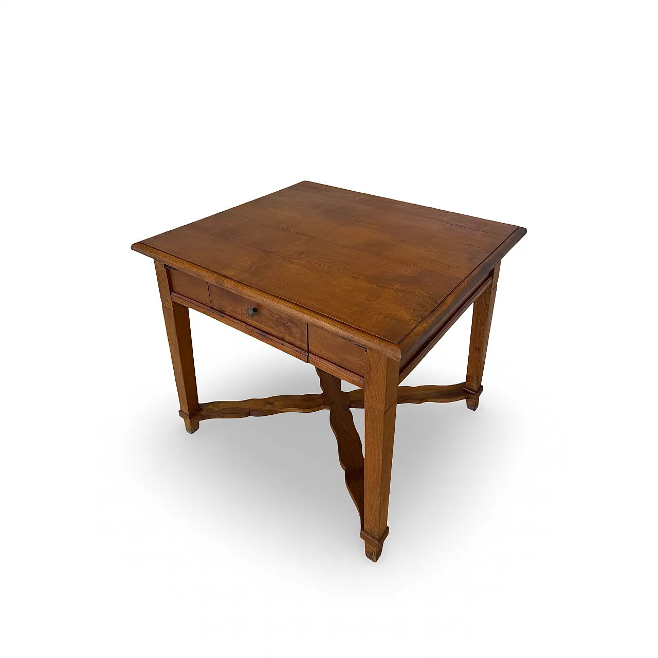 An Italian antique walnut table, 1900s 12