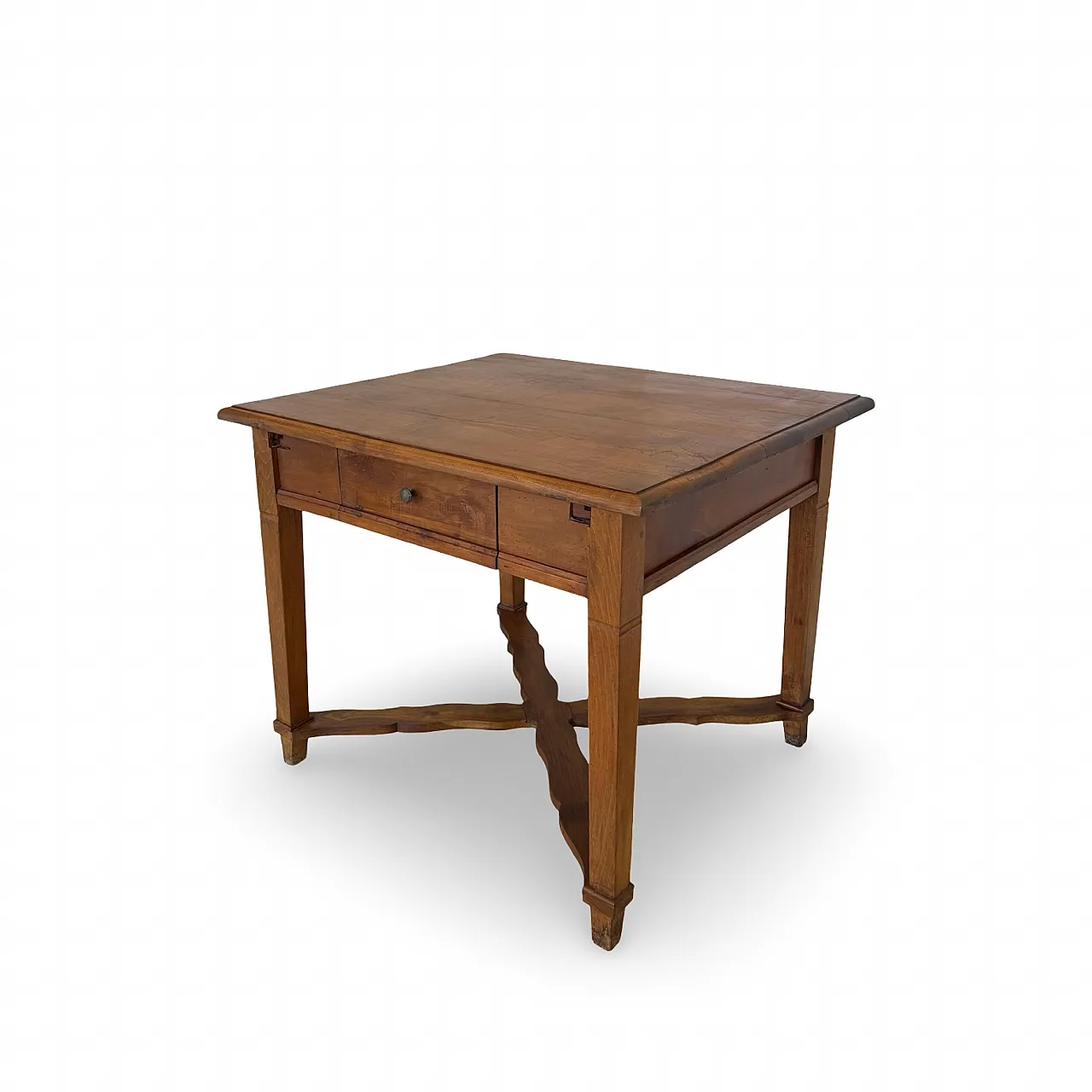 An Italian antique walnut table, 1900s 13